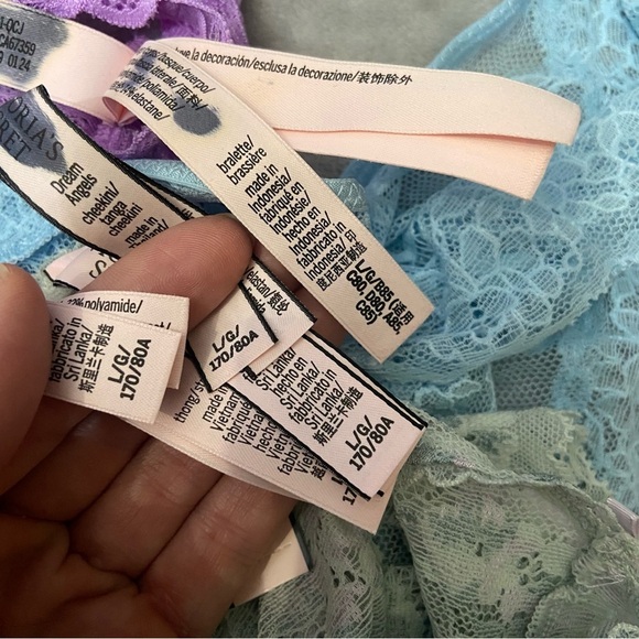 New! Victoria’s Secret 4 panty bralette bundle stretch lace thong 10378 - Picture 8 of 10